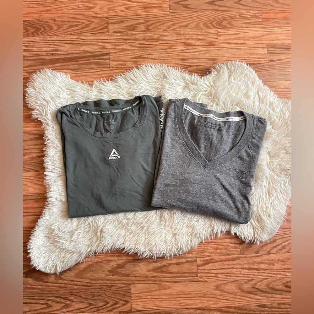 Reebok & Champion Workout Top Bundle XXL